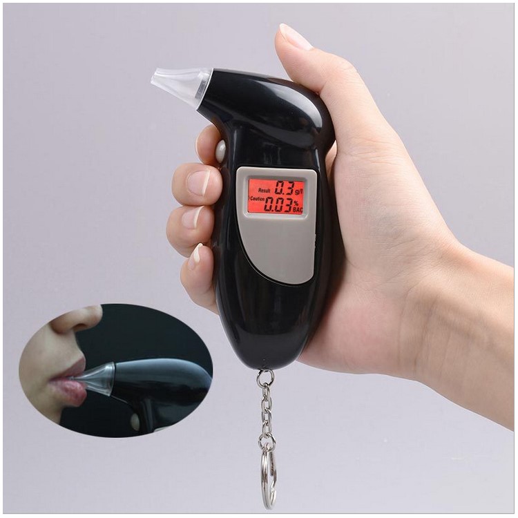 Digital LCD Alcohol Breath Analyzer Breathalyzer Tester Detector Test with Key Chain-6