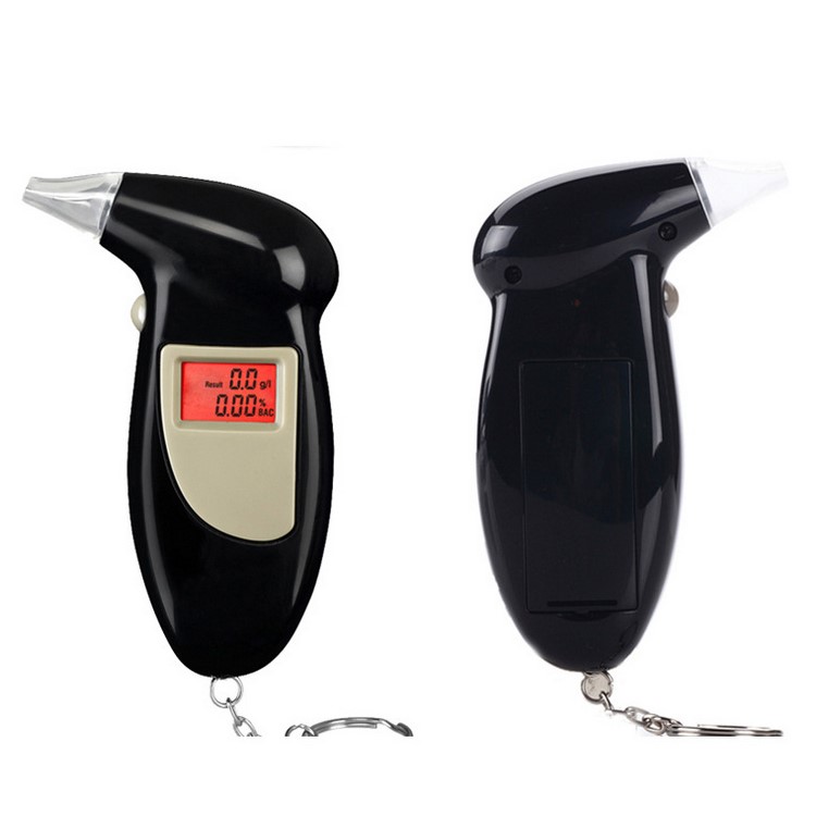 Digital LCD Alcohol Breath Analyzer Breathalyzer Tester Detector Test with Key Chain-8