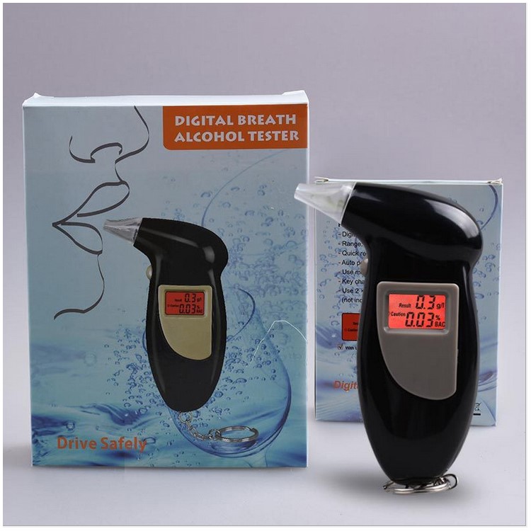 Digital LCD Alcohol Breath Analyzer Breathalyzer Tester Detector Test with Key Chain-9