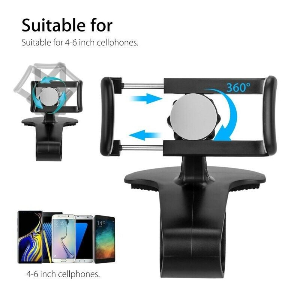 Car Dashboard 360 Degree Rotatable Mobile Phone Holder Stand-18