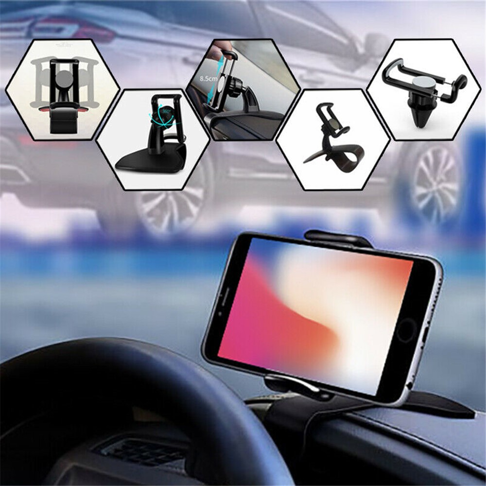 Car Dashboard 360 Degree Rotatable Mobile Phone Holder Stand-19