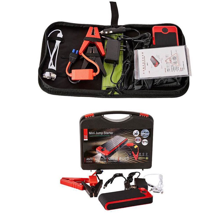CY-05 12000mAh 12V Emergency Car Jump Starter Engine Booster Power Bank Charger with Flashlight - US Plug-10