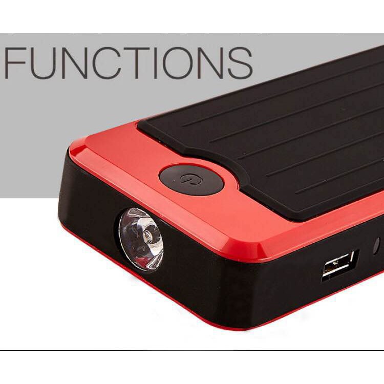 CY-05 12000mAh 12V Emergency Car Jump Starter Engine Booster Power Bank Charger with Flashlight - US Plug-12