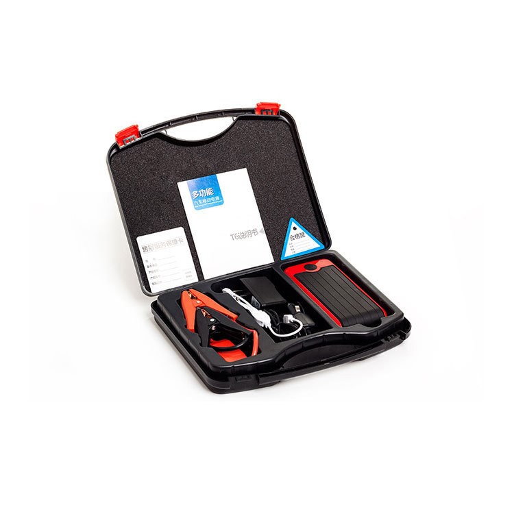 CY-05 12000mAh 12V Emergency Car Jump Starter Engine Booster Power Bank Charger with Flashlight - US Plug-9