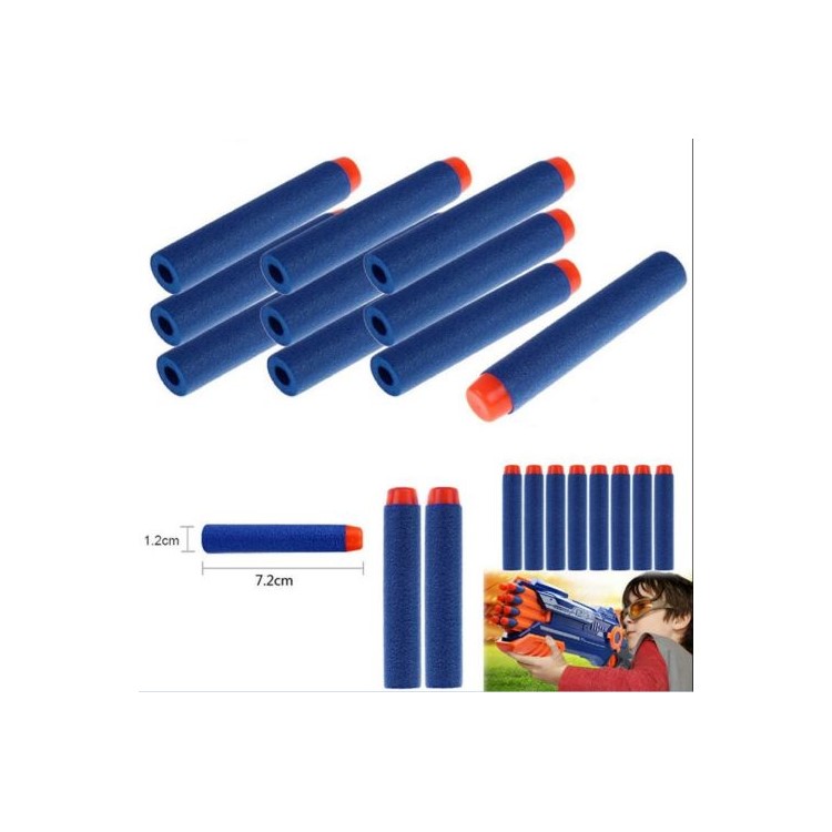 100PCS/Set Blue Refill Bullet Darts for Nerf N-strike Elite Series Blasters Toy Gun-1