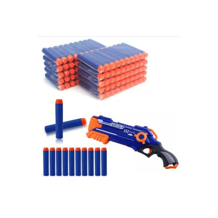 100PCS/Set Blue Refill Bullet Darts for Nerf N-strike Elite Series Blasters Toy Gun-2
