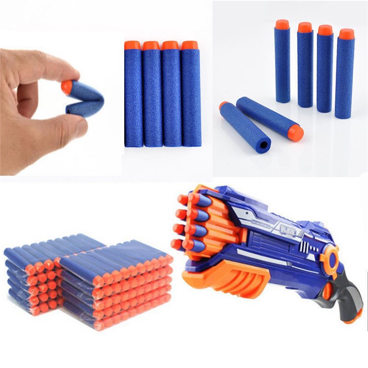 100PCS/Set Blue Refill Bullet Darts for Nerf N-strike Elite Series Blasters Toy Gun-7