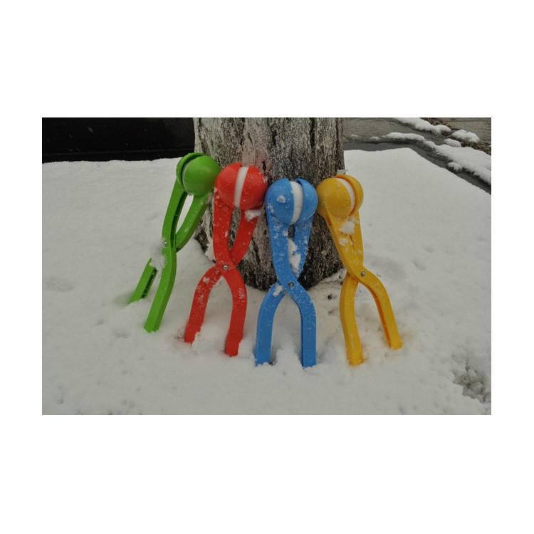 Winter Snow Ball Maker Sand Mold Tool Snowball Fight Maker Clip - Red-2
