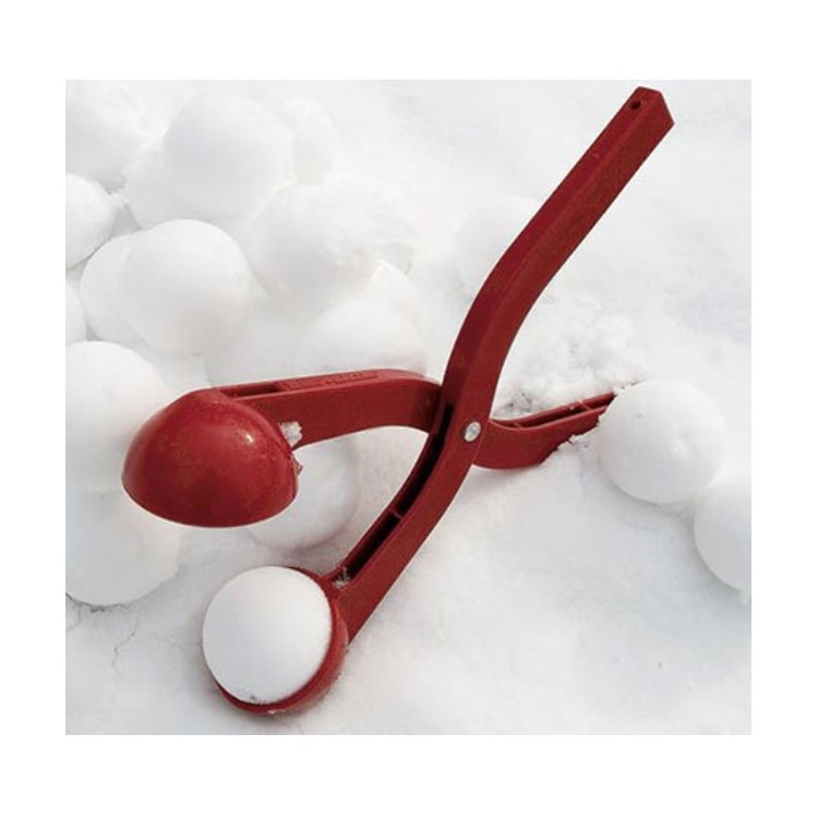 Winter Snow Ball Maker Sand Mold Tool Snowball Fight Maker Clip - Red-3