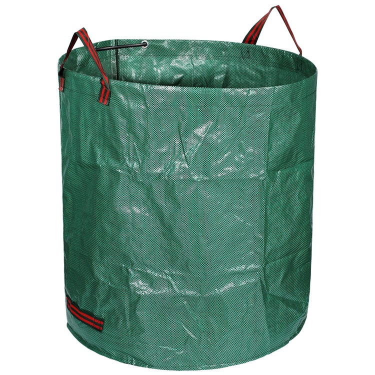 Portable Large Capacity 272L/72 Gallon Trash Can Garden Fallen Leaves Storage Bag-4