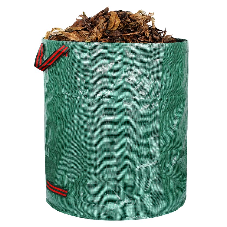 Portable Large Capacity 272L/72 Gallon Trash Can Garden Fallen Leaves Storage Bag-6