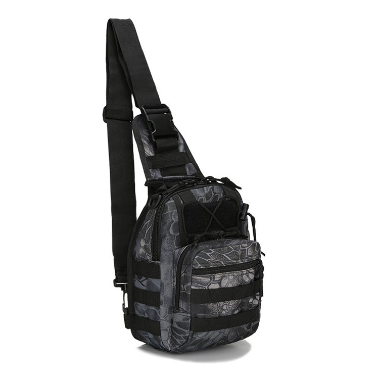 Outdoor Sport Nylon Military Tactical Sling Single Shoulder Bag - Jungle Digital-26