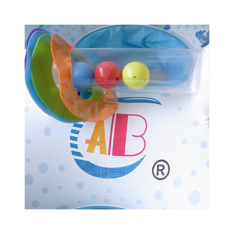 Multi-Functional 3-in-1 Parent and Child PVC Inflatable Swim Ring for Baby and Parent with Sunshade-7