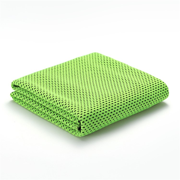 Two-layer Summer Running Instant Cooling Towel Cooling Towel Sports Cold Towel - Green-1