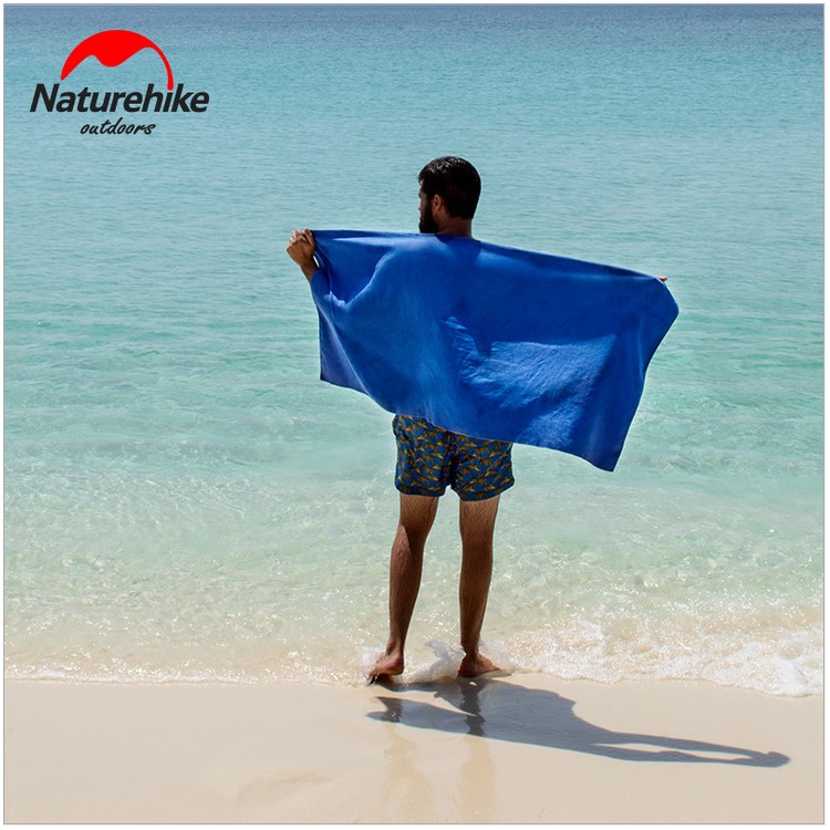 NH Microfiber Antibacterial Fast Drying Towel for Outdoors, 80 x 40cm - Blue-2