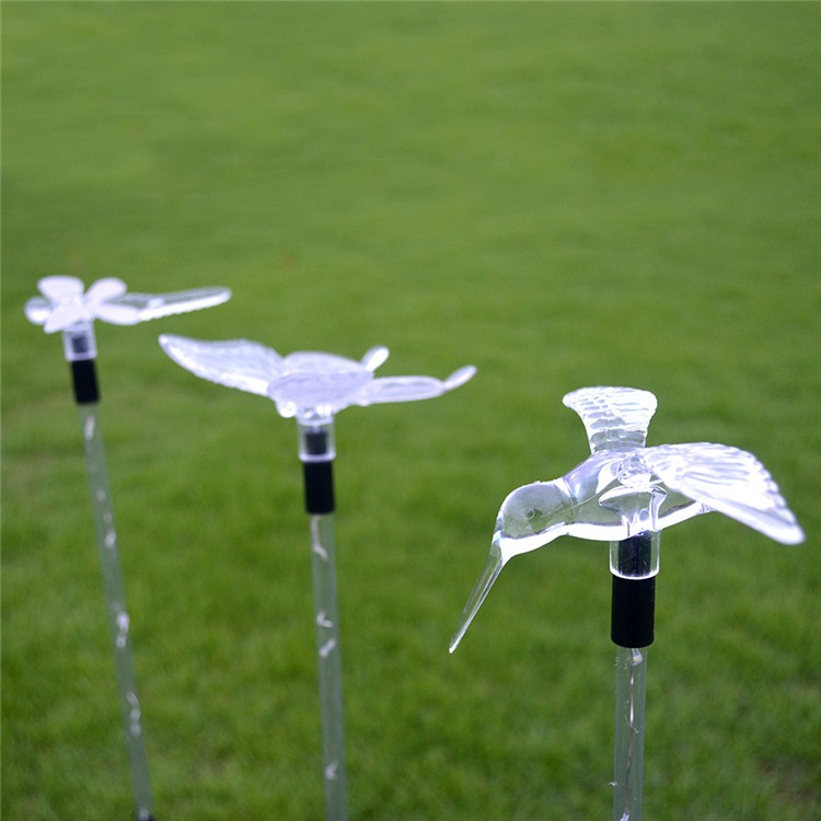 3Pcs/Set Animal Pattern Decorative Outdoor Solar Pathway Light for Lawn, Garden, Yarn,-6