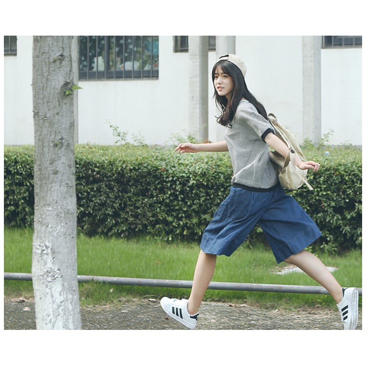 Unisex Classic Pure Color Canvas Causal Bag Fashion Handbags School Backpack Preppy Style for Gift - Khaki-3
