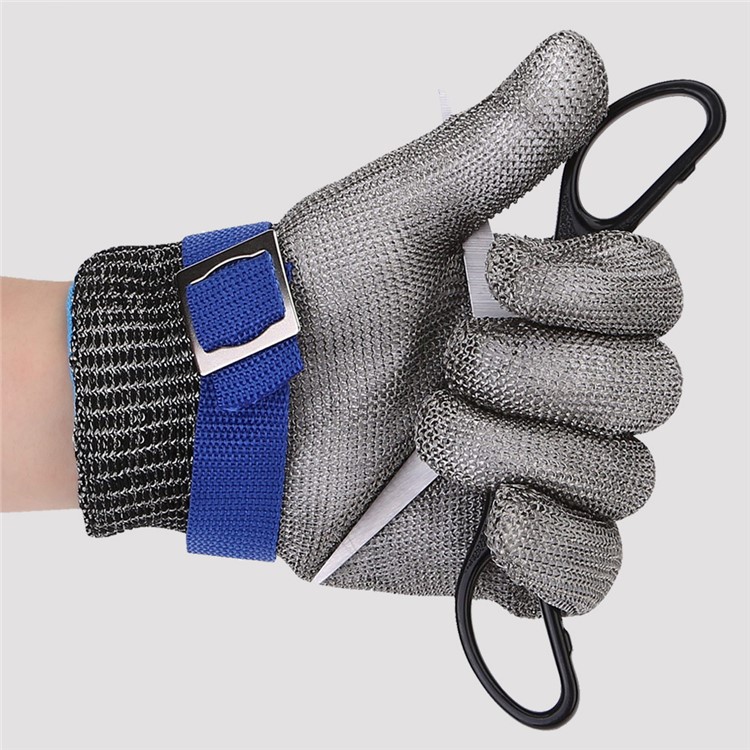 Stainless Steel Mesh Cut Proof Resistant Glove Chain Mail Protective Glove - XS-2