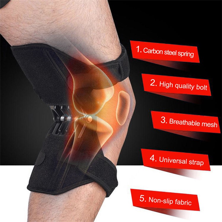Joint Support Brace Knee Pads Booster Outdoor Squat Hiking Spring-4