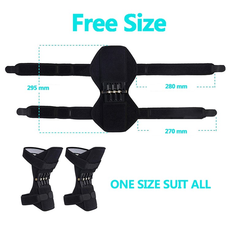 Joint Support Brace Knee Pads Booster Outdoor Squat Hiking Spring-7
