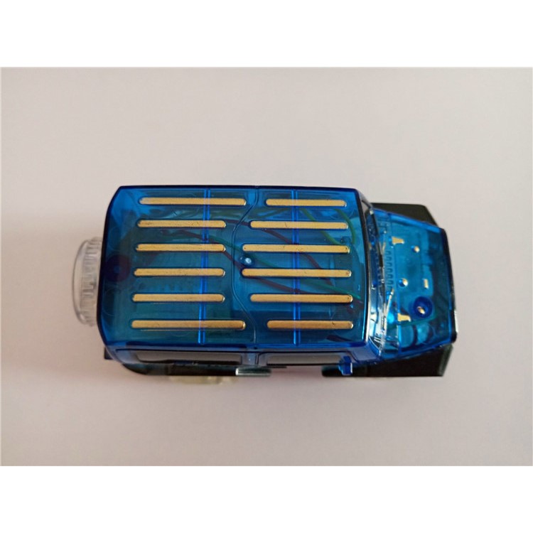 Glow in the Dark Light up LED Racing Veicle Track Toy for Toddlers Gifts - Blue-8