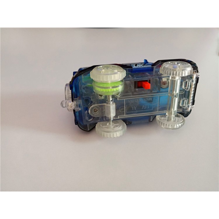Glow in the Dark Light up LED Racing Veicle Track Toy for Toddlers Gifts - Blue-4