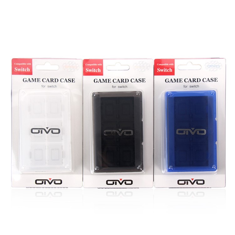 24 Slots Hard PC Memory Game Cards Storage Carry Case Box for Nintendo Switch - White-2