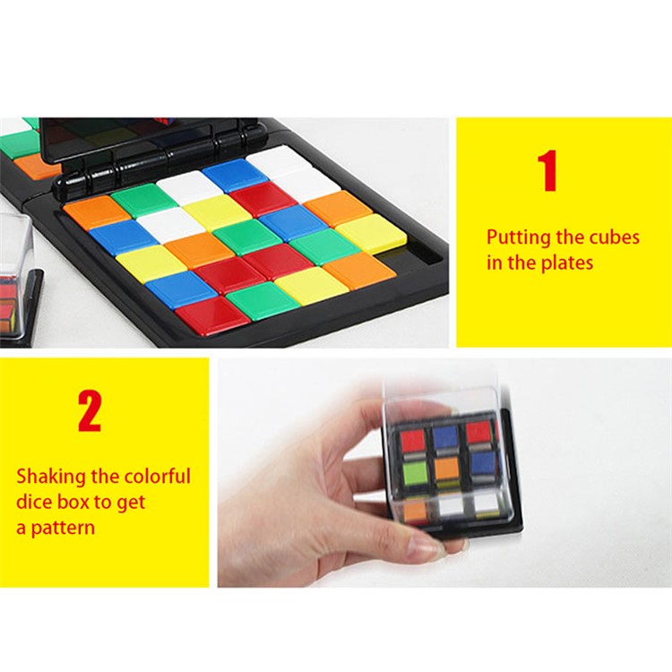 Dual Cube Battle Mode Competitive Puzzle Board Games Intelligence Toys for Children/Adults-2