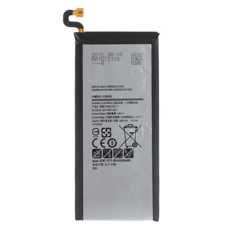 OEM 3000mAh EB-BG928ABE Li-ion Battery for Samsung Galaxy S6 Edge Plus G928-1