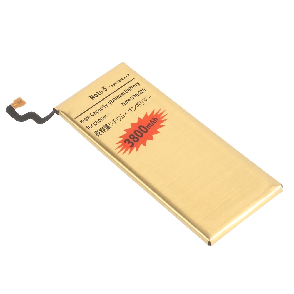 3800mAh Gold Color Li-polymer Battery Replacement for Samsung Galaxy Note5 N920-4