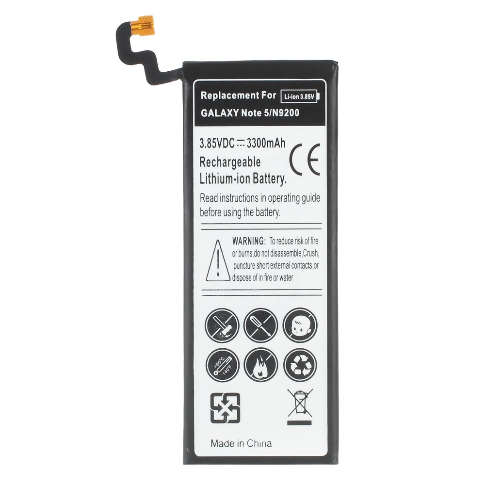 3300mAh Li-ion Battery Replacement for Samsung Galaxy Note5 SM-N920-1