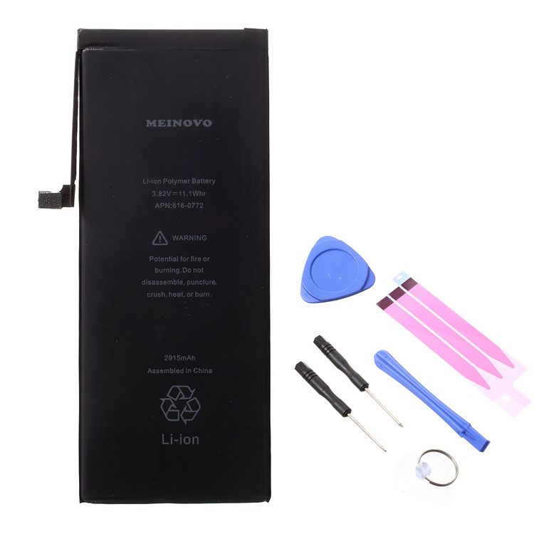MEINOVO for iPhone 6 Plus 5.5 Li-polymer Battery 2915mAh + Tools + Battery Sticker Replacement-1