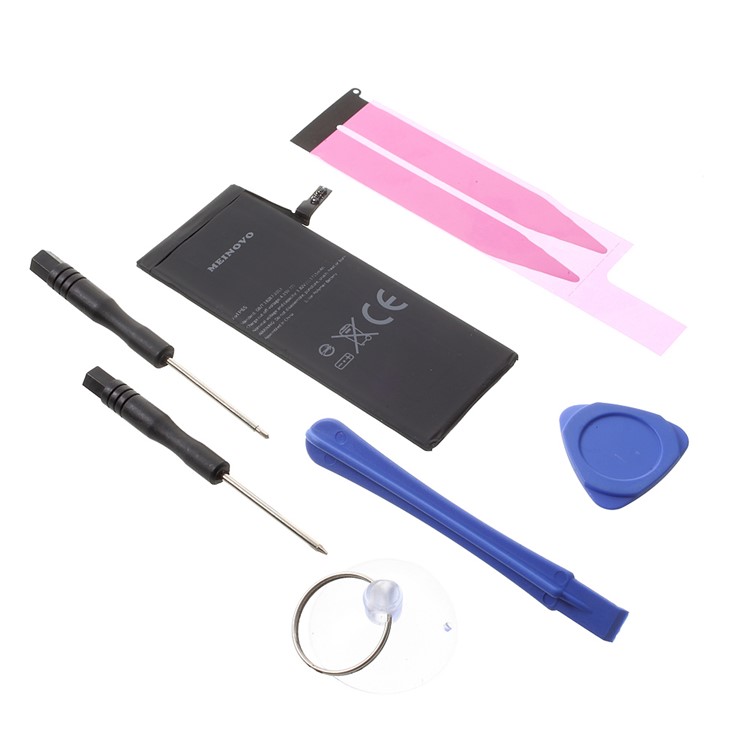 MEINOVO for iPhone 6s 4.7 1715mAh Phone Battery + Tools + Battery Sticker Replacement Parts-4