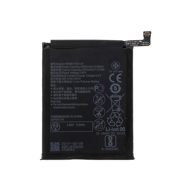 For Huawei nova 2 OEM Battery Replacement HB366179ECW 2850mAh 3.82V-1