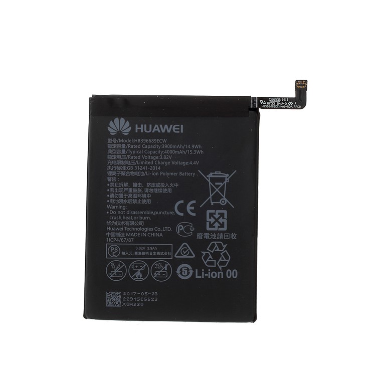 OEM for Huawei mate 9 Battery Replacement HB396689ECW 4000mAh 3.82V-1