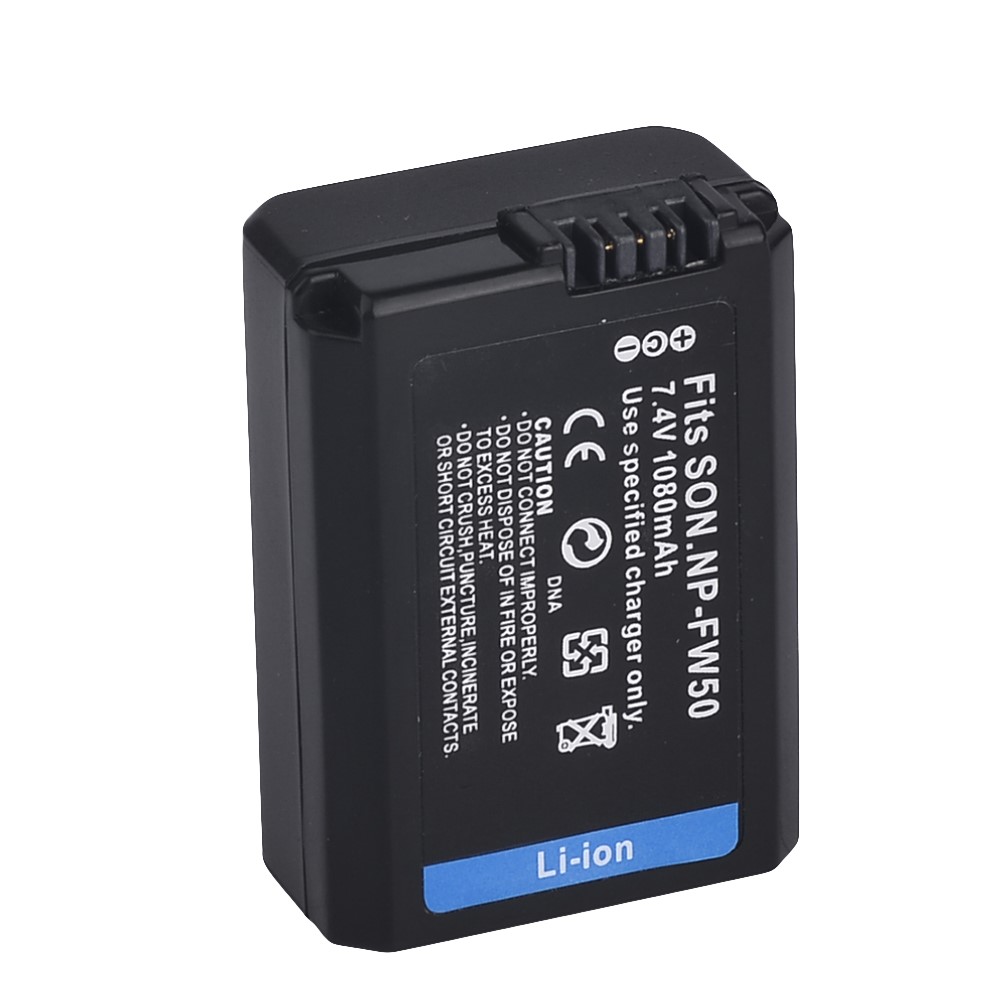 1080mAh SON NP-FW50 Li-ion Battery for Sony NEX-5 NEX-3 NEX-5A NEX-5K SLT-A33 Etc-2
