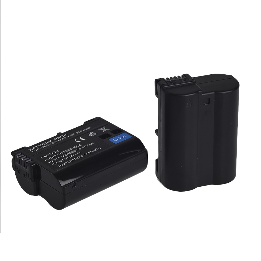 2550mAh Nikon EN-EL15 Li-ion Battery for Nikon V1 D7000 D7100 D800 D800E D750 Etc-3