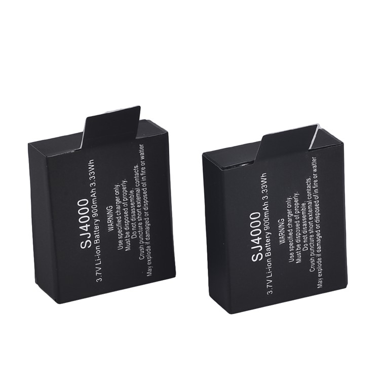 900mAh Rechargeable SJ4000 Li-ion Battery Replacement for SJCM SJ4000 SJ5000 SJ6000-5