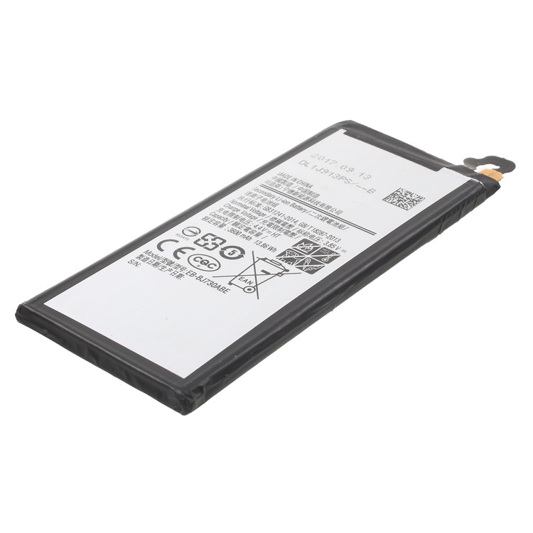 For Samsung Galaxy J7 (2017) EU Version Li-ion Battery 3600mAh 3.85V EB-BJ730ABE-4