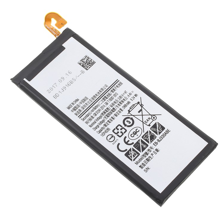 For Samsung Galaxy J3 (2017) EU Version 2400mAh Li-ion Battery EB-BJ330ABE-3