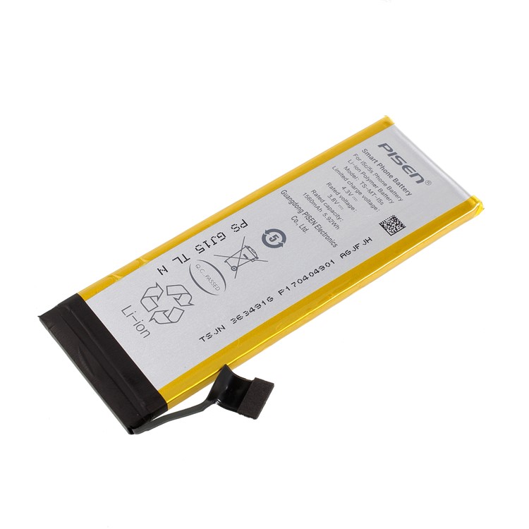 PISEN 1560mAh 3.8V Li-ion Battery Replacement for iPhone 5s-5