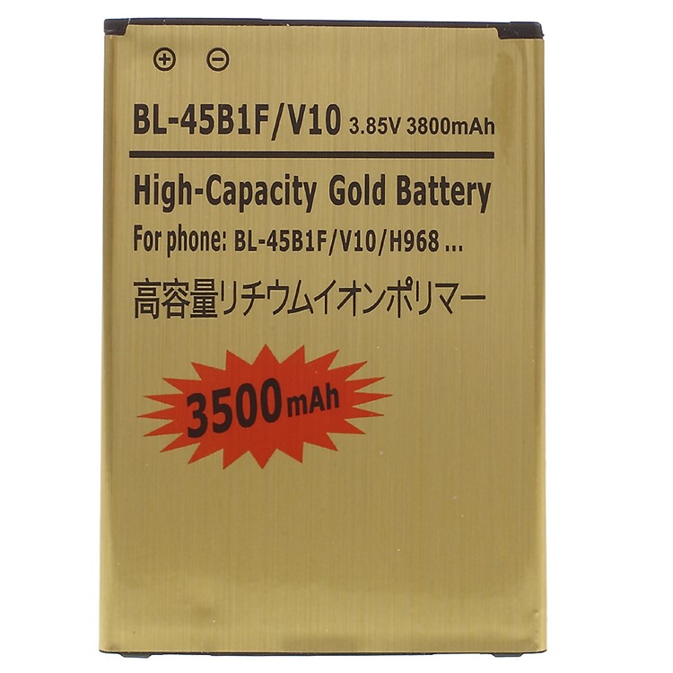 3800mAh Gold Color BL-45B1F Li-polymer Battery for LG V10-2