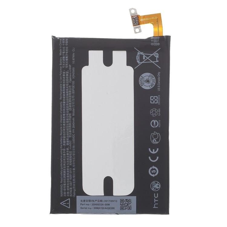 OEM B0PGE100 2840mAh Battery Replacement for HTC One M9-1