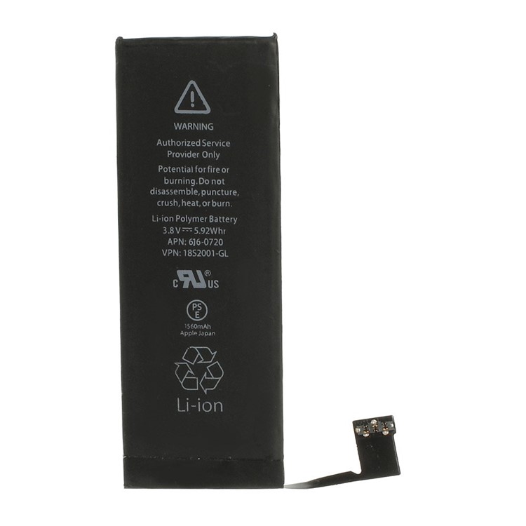 1:1 AAA 3.8V 1560mAh Li-ion Polymer Battery Replacement for iPhone 5s-1