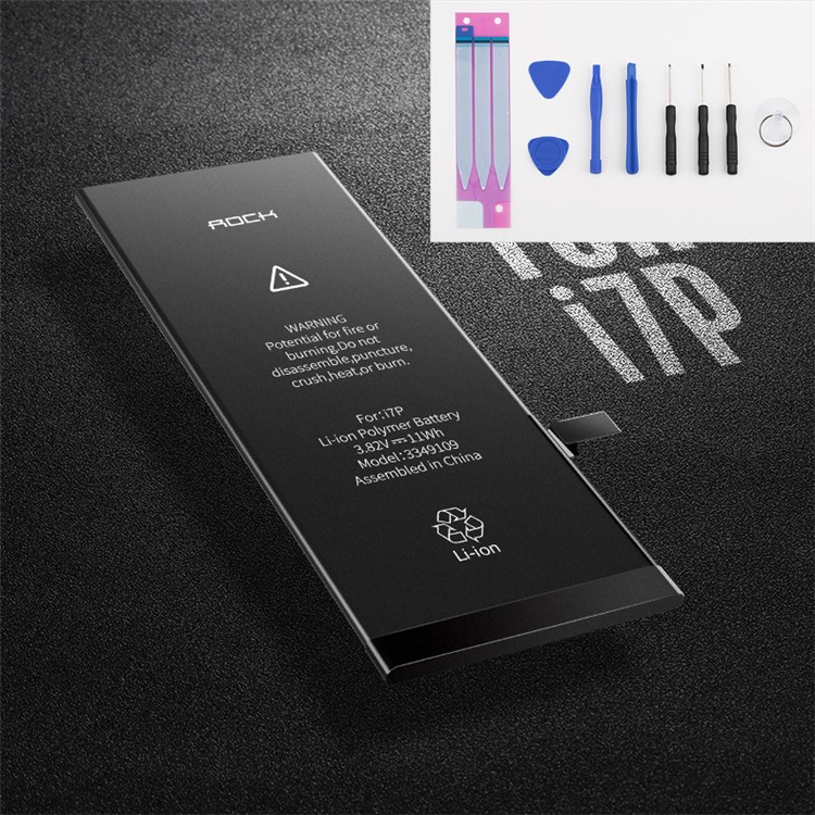 ROCK 3.82V 2900mAh Li-ion Polymer Battery + Tool Kit for iPhone 7 Plus 5.5 inch-1