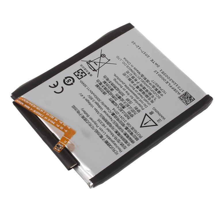 OEM HE335 3.85V 3000mAh Li-ion Polymer Battery Part for Nokia 6 (2017)-3