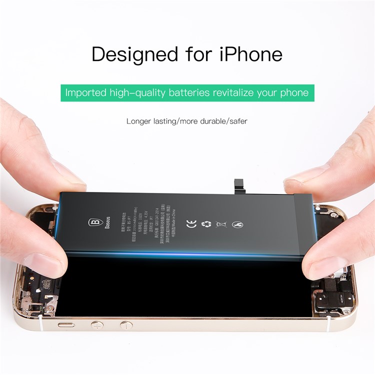 BASEUS 3.82V 2250mAh Li-polymer Battery Replacement for iPhone 7 (High-capacity Version)-3