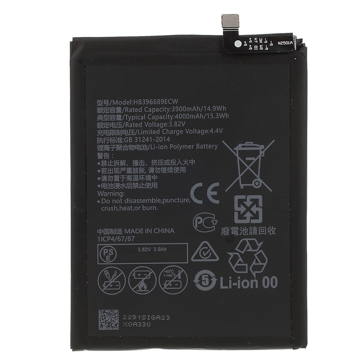 OEM HB396689ECW 3.82V 3900mAh Battery Spare Part for Huawei Mate 9 Pro-1