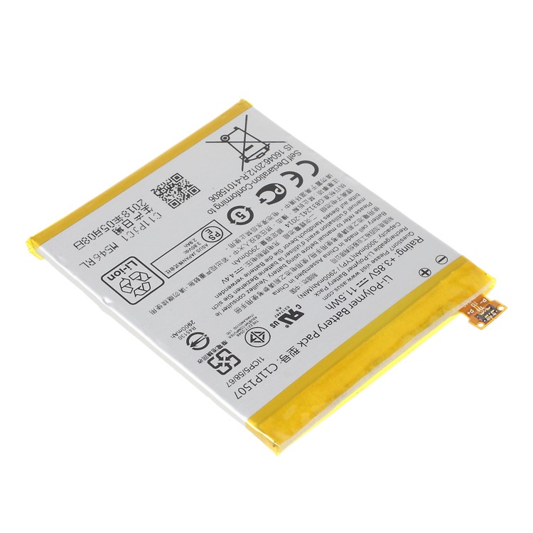 3000mAh OEM Li-Polymer Battery Replacement for Asus Zenfone Zoom ZX550 ZX551ML (C11P1507)-3