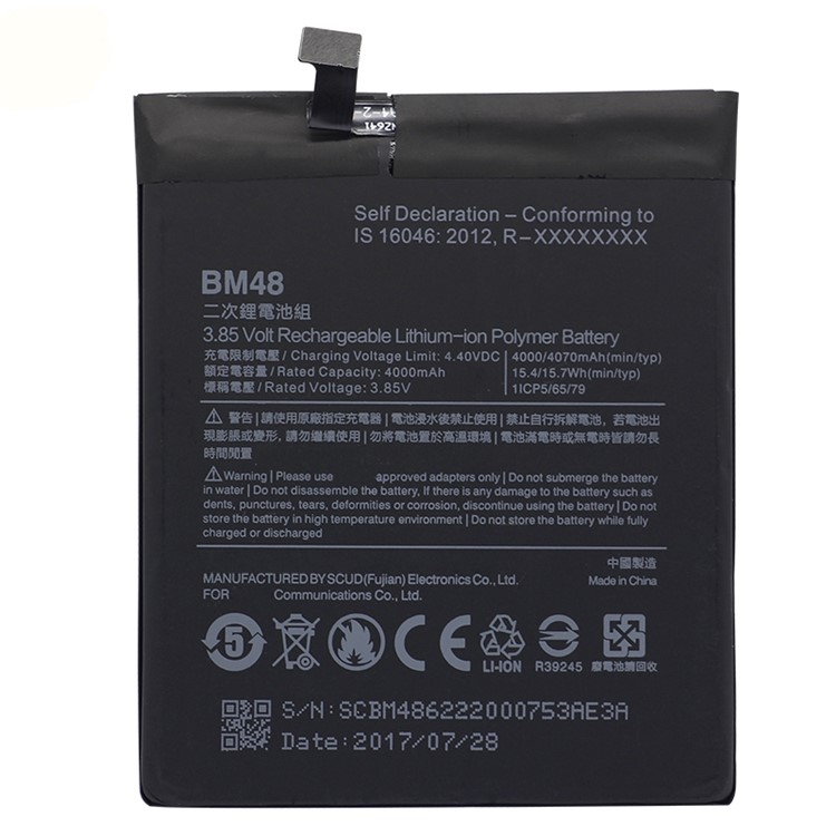 For Xiaomi Mi Note 2 OEM BM48 4070mAh Li-Polymer Battery Replacement Part-1